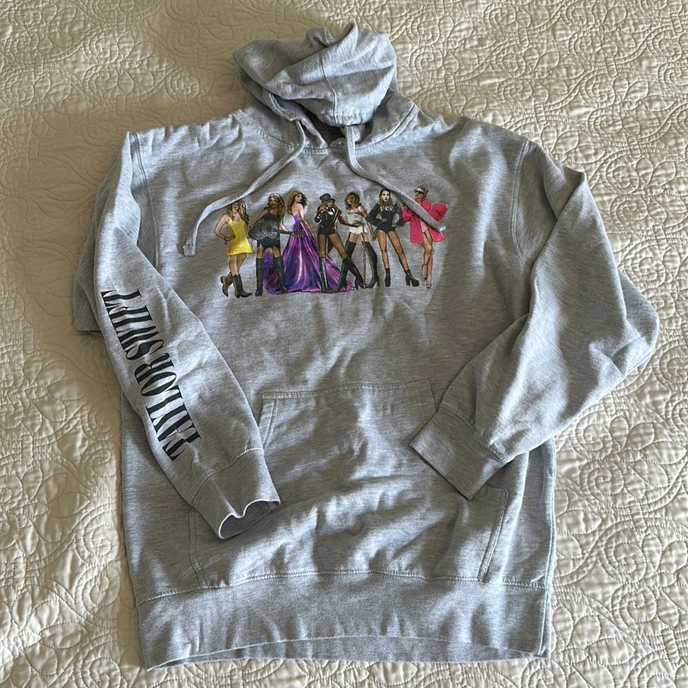 Taylor Swift Eras Sweatshirt through Lover Era. Size Large. Lightly worn.